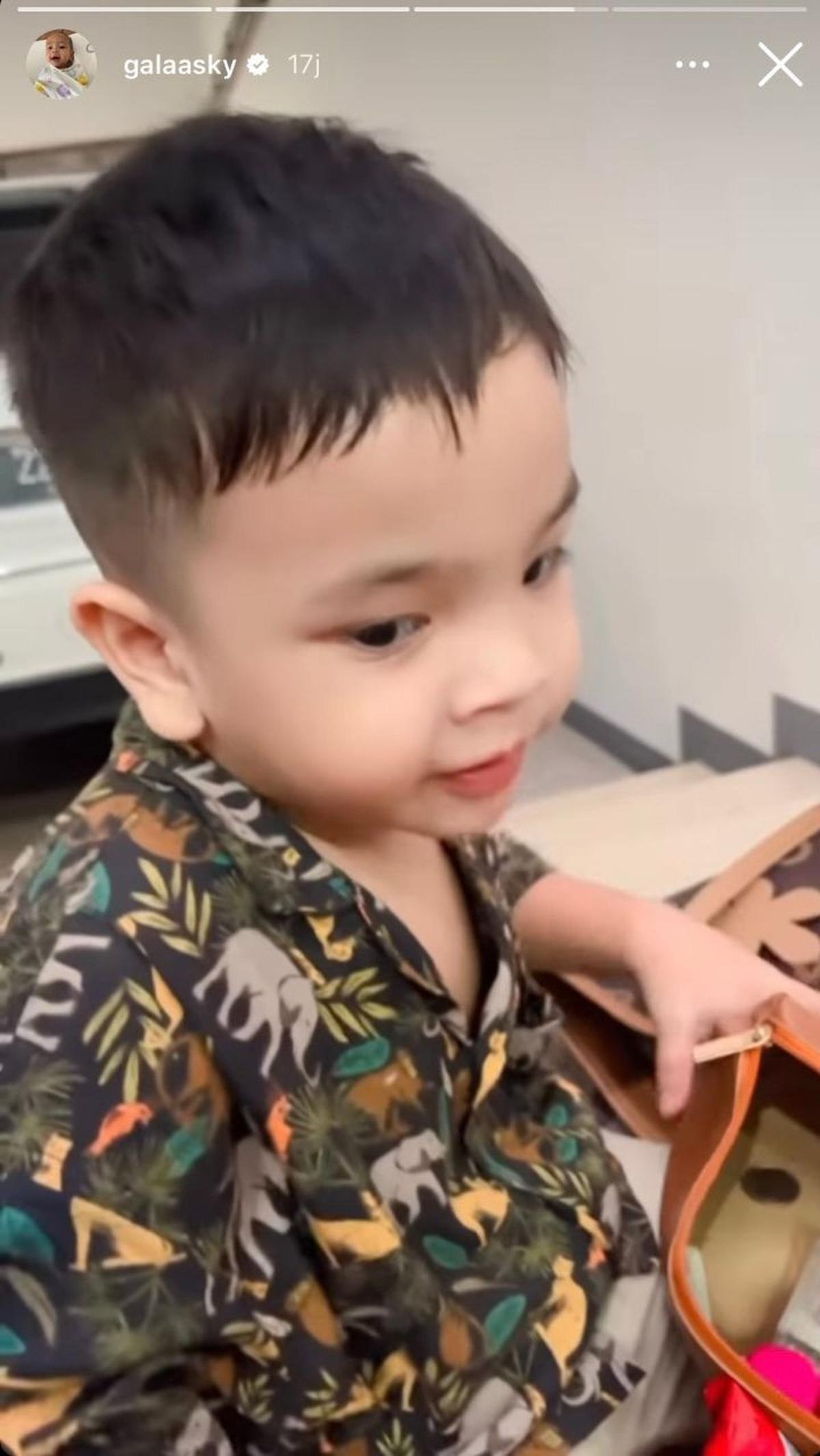 Gala Sky Tampak Terlihat Ganteng Maksimal dengan Style Potongan Rambut Barunya