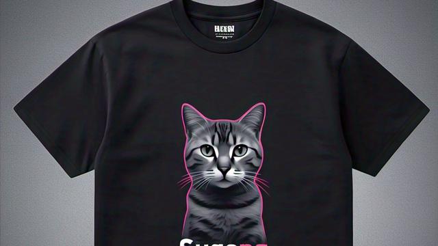 Contoh desain kaos oversized monokrom/Gambar Meta AI