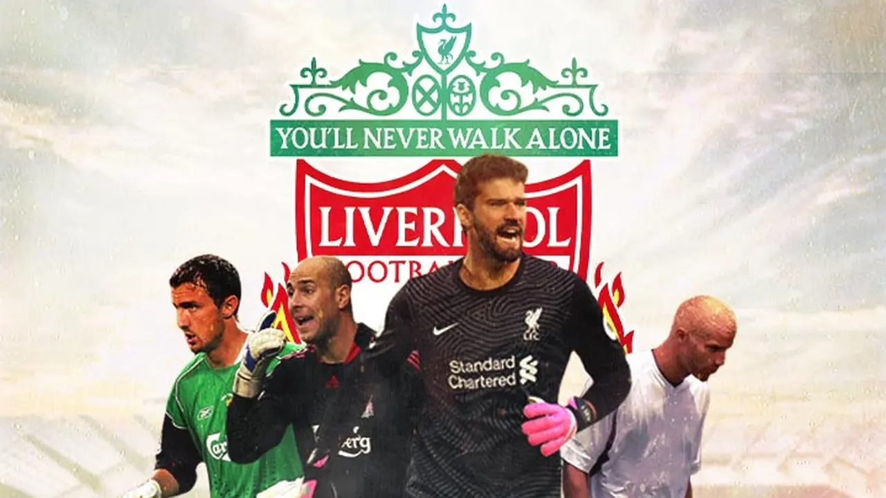 Liverpool - Jerzy Dudek, Pepe Reina, Alisson Becker, David James