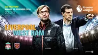 5 Fakta Menarik Jelang Liverpool vs West Ham 11 Desember 2016