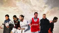 Ilustrasi - Daniel Passarella, Graham Alexander, Sergio Ramos, Laurent Blanc, Ronald Koeman, Fernando Hierro (Bola.com/Adreanus Titus)