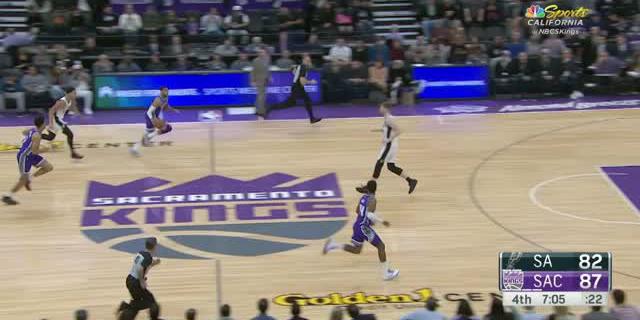 VIDEO : GAME RECAP NBA 2017-2018, Spurs 107 vs Kings 100