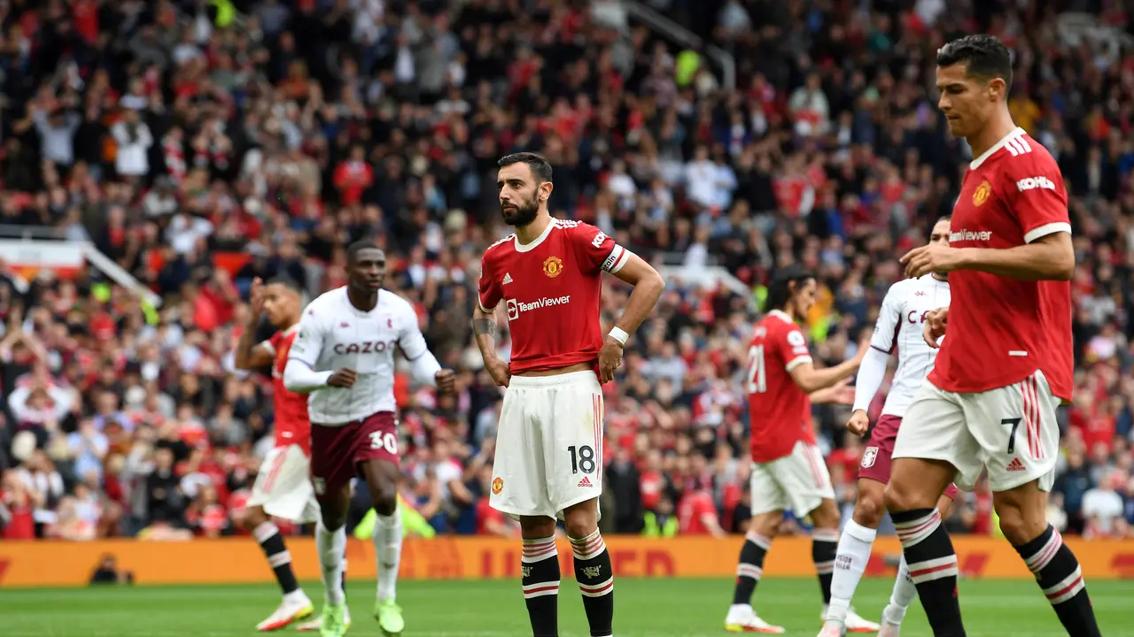Cristiano Ronaldo dan Bruno Fernandes