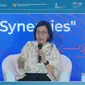 Menteri Keuangan Sri Mulyani Indrawati dalam Leader&rsquo;s Talk Festival Ekonomi dan Keuangan Digital Indonesia (FEKDI), Nusa Dua, Bali, Senin (11/7/2022).