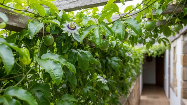 Tanaman Markisa, Ide Kebun Rambat Produktif untuk Lorong Rumah/Gemini AI