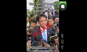 Cek Fakta Liputan6.com mendapati klaim video Menkeu Purbaya Yudhi Sadewa mengumumkan cara mendapatkan bantuan dana hibah. (Foto: tangkapan layar Facebook)
