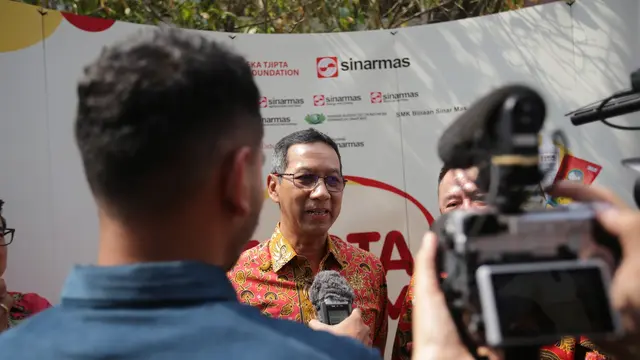 Penjabat Gubernur DKI Jakarta, Heru Budi Hartono saat menghadiri Tjipta UMKM  Fair 5.0 di Jakarta (03/09/2023). (Dok Sinar Mas)