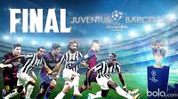 Final Liga Champions. Juventus vs Barcelona (bola.com/samsulhadi)