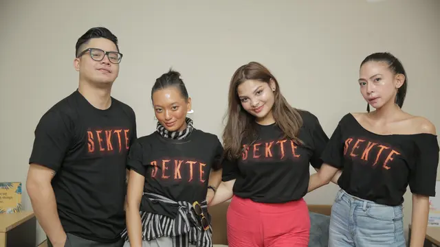[Fimela] Media visit pemain film Sekte