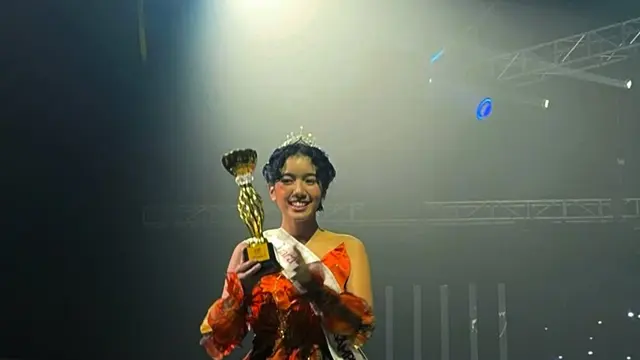 Leticia Joseph Raih Gelar Gadis Sampul 2025 Cantik Kenakan Dress Orange. [@itssheilamj]