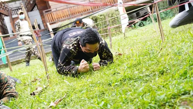 Menteri Badan Usaha Milik Negara (BUMN) Erick Thohir resmi menjadi anggota Barisan Ansor Serbaguna (Banser).