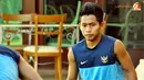 Latihan Timnas Indonesia Minggu (25/11/2012) di Hotel Horses Golden Palace, Kuala Lumpur, Malaysia.  tempat menginap Pemain Timnas Piala AFF 2012.