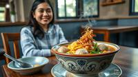 resep bakso ayam ©Ilustrasi dibuat AI