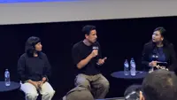 Thom Haye usai menyaksikan film dokumenter Timnas Indonesia “The Longest Wait” di CGV Paris Van Java Mall, Bandung, Sabtu (31/10/2026). (Bola.com/Erwin Snaz)