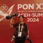 Risky Cahyadi saat bertugas sebagai Fotografer Media Official PON XXI Aceh-Sumut 2024 dari Pewarta Foto Indonesia (PFI) Medan (Istimewa)