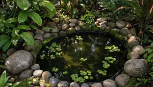 8 Cara Membuat Kolam Mini Natural dengan Lumut dan Batu Kali dari Galon Bekas, Unik untuk Rumah