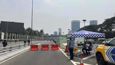 Ada Demo di DPR, Exit Tol Dalam Kota Arah Grogol Ditutup