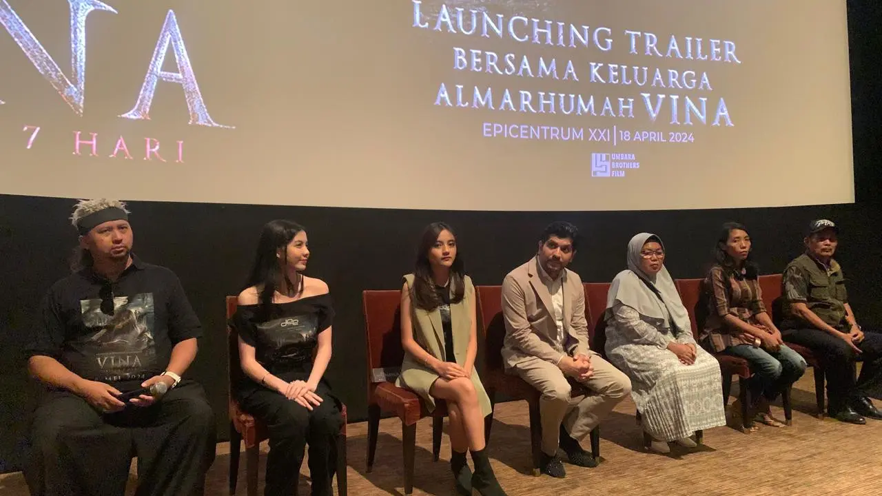Peluncuran Trailer Film Vina: Sebelum 7 Hari. (Liputan6.com/Jihan Rafifah)