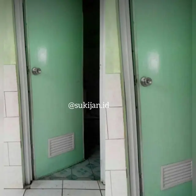 6 Potret Salah Pasang Pintu Kamar Mandi Ini Bikin Tepuk Jidat
