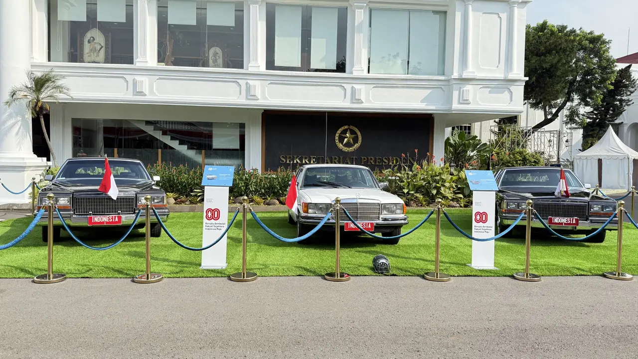 3 Mobil Dinas Antik Presiden Era Soeharto, BJ Habibie, dan Gus Dur Dipajang di Istana
