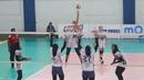 Tim putri Vobgard TNI AD mengalahkan Baja 78 Bantul skor 3-0 (25-17, 25-23, 25-21). (Dok. PBVSI)