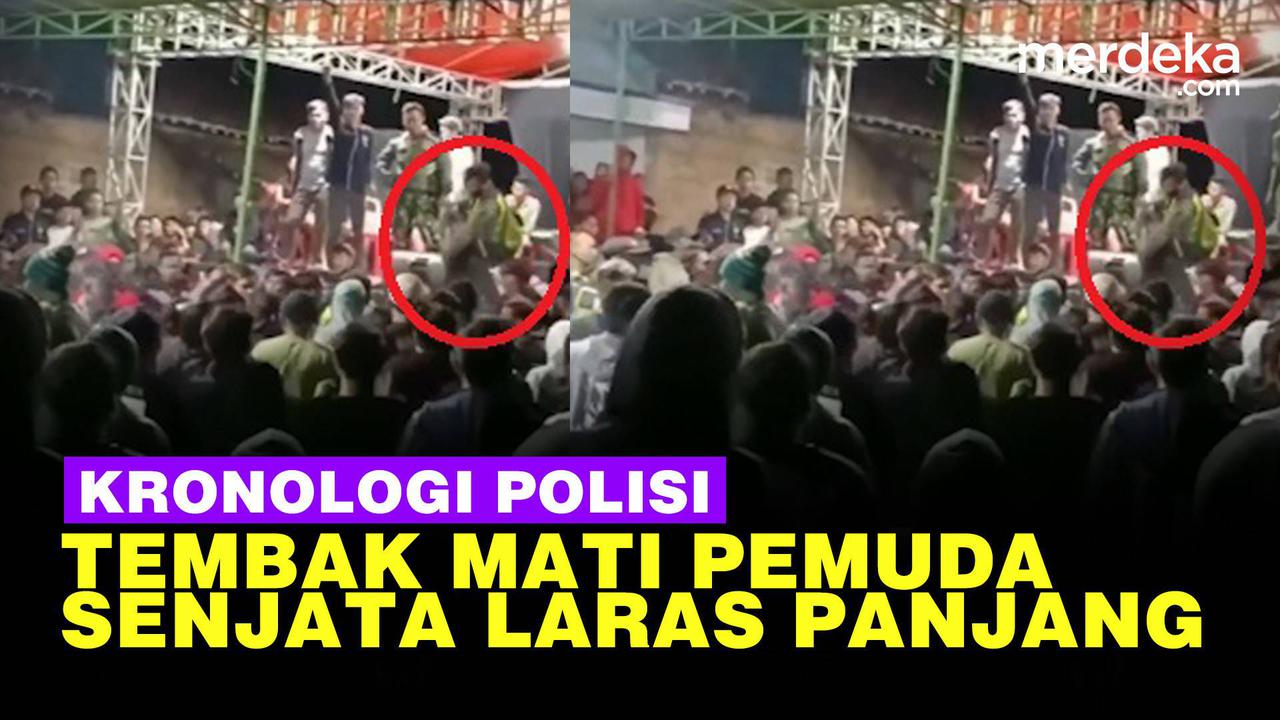 VIDEO: Kronologi Polisi Tembak Mati Pemuda Pakai Laras Panjang