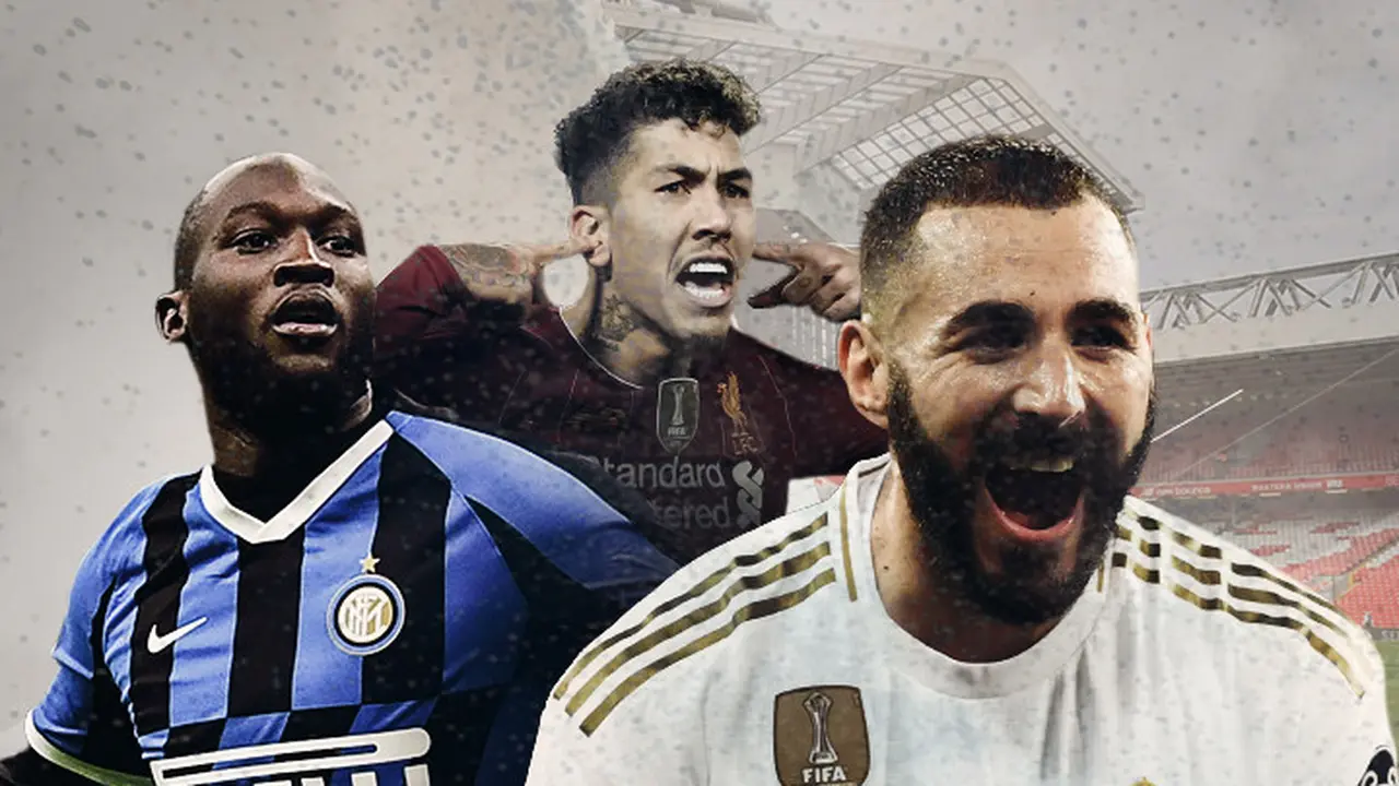 Romelu Lukaku, Roberto Firmino dan Karim Benzema