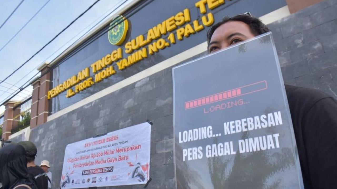 Sengketa Pers Tempo: Koalisi Jurnalis Sulteng Desak Pengadilan Tolak Gugatan Amran Sulaiman