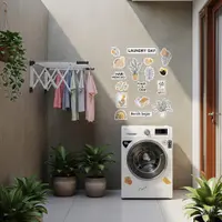 Jemuran Lipat Dinding yang Super Hemat Ruang. Foto: Gemini