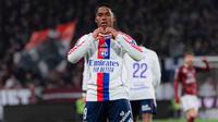 Momen selebrasi gol Endrick di laga Lyon kontra Metz, Ligue 1 2025/2026. (Official X Lyon English)