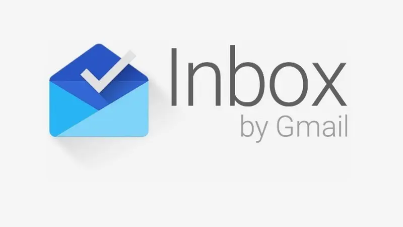 Tampilan laman depan Google Inbox