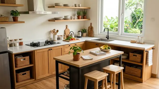 Desain Dapur Sederhana Rapi/AI Generated