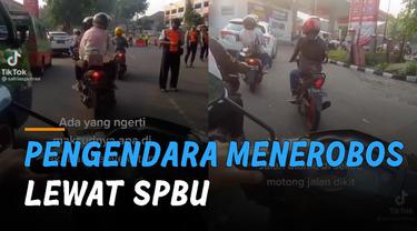 Penyekatan di Jalan Veteran Kota Bogor ini malah buat bingung pengendara.