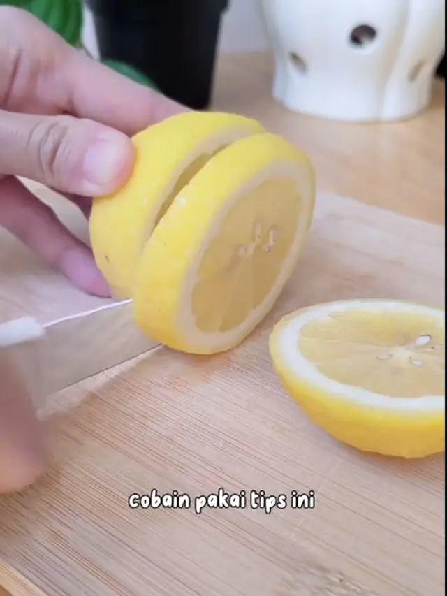 Hanya Pakai 1 Alat, Begini Cara Awetkan Sisa Lemon Supaya Tidak Keriput