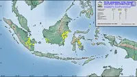 Setelah Diguyur Hujan, Begini Sebaran Titik Panas di Kalsel dan Kalteng