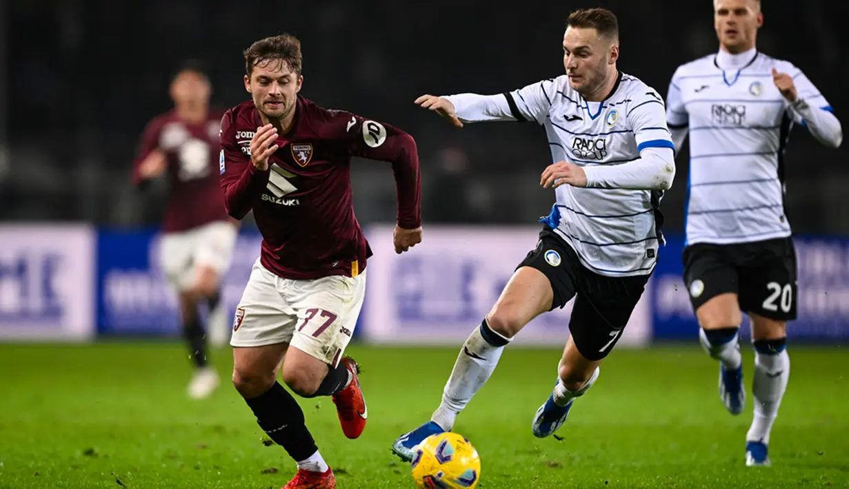 Torino meraih poin penuh menjamu Atalanta pada pekan ke-14 Serie A Liga Italia. (Fabio Ferrari/LaPresse via AP)