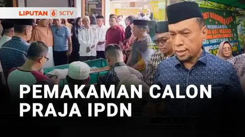 VIDEO: Jenazah Calon Praja IPDN Tiba di Kampung Halaman, Ternate, Maluku Utara