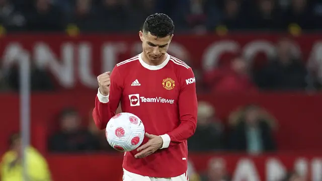 Foto: Aksi Cristiano Ronaldo saat Bawa Manchester United Selamat dari Kekalahan atas Chelsea di Liga Inggris