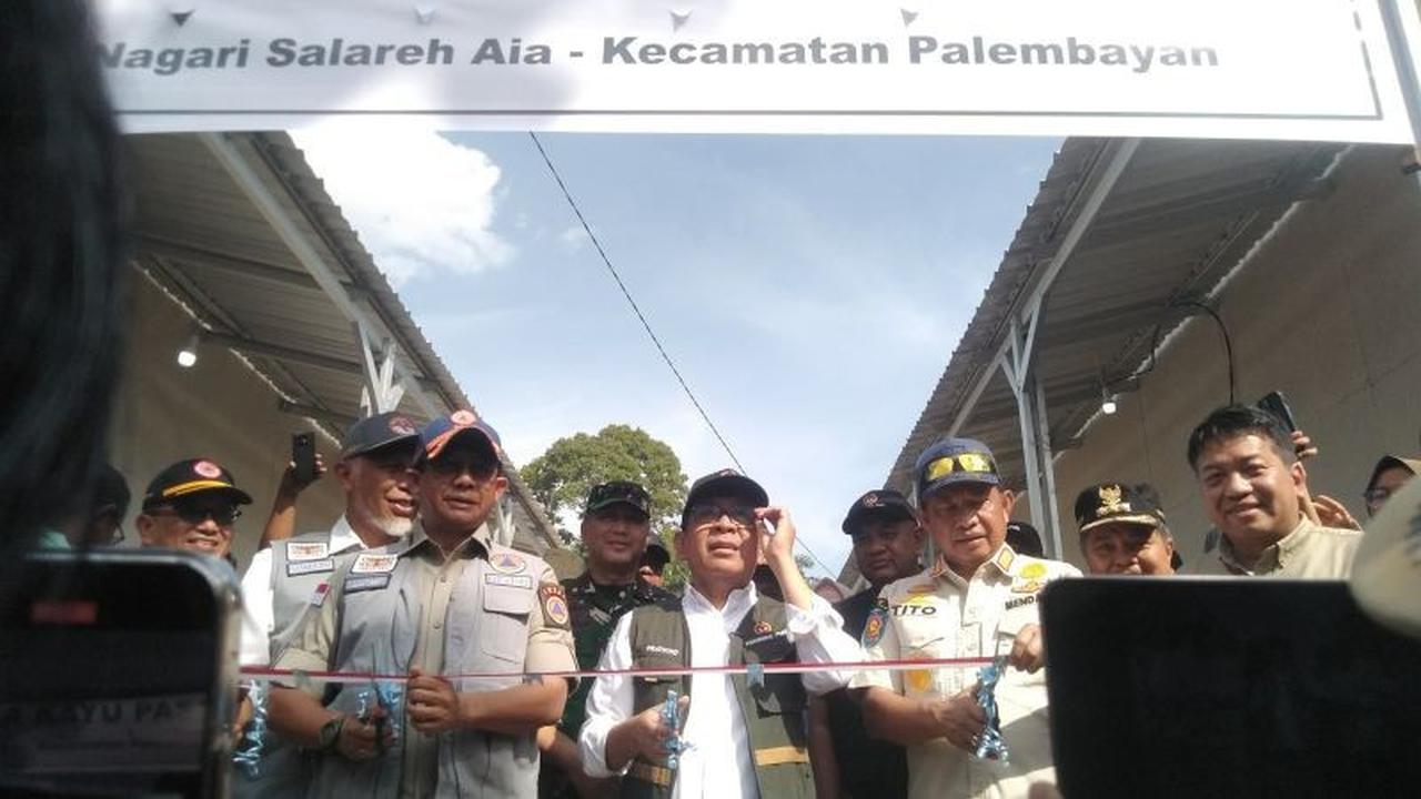 BNPB Pacu Pembangunan Huntara di Aceh, Sumut, dan Sumbar Pascabencana