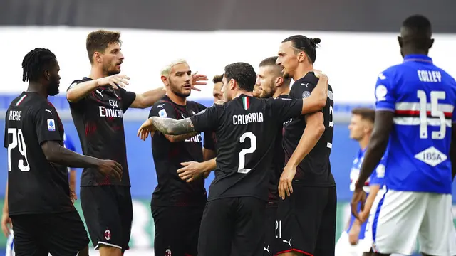 Zlatan Ibrahimovic, AC Milan, Sampdoria