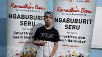 Saaih Halilintar berbagi tips bikin konten video yang menarik saat acara Ngabuburit Seru bareng Smartfren dan Saaih Halilintar