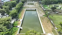 Kolam Retensi yang dibangun Pemerintah Kota (Pemkot) Medan di Universitas Sumatera Utara (USU) telah selesai dibangun. (Dok. Istimewa)