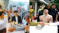 Beda gaya Sahrul Gunawan dan Hengky Kurniawan saat hadiri hajatan warganya. (Sumber: Instagram/sahrulgunawanofficial/hengkykurniawan)