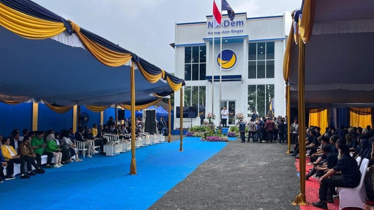 NasDem Kabupaten Bogor Resmikan Kantor Baru, Perkuat Konsolidasi Pasca-Pemilu