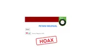 Cek fakta tautan pendaftaran petani millenial