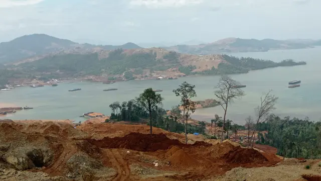 Salah satu spot lokasi pertambangan di Konawe Utara.