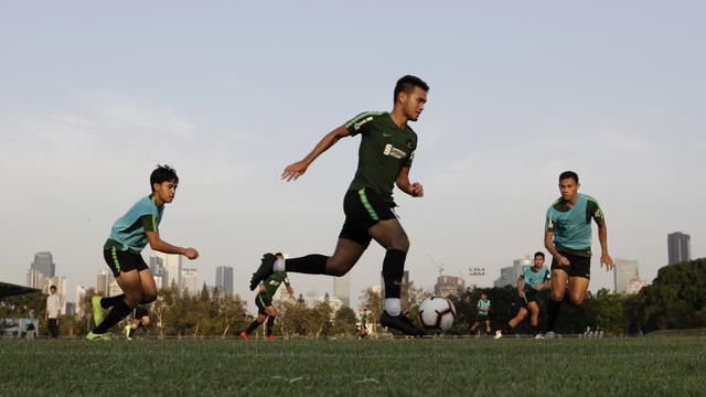 Latihan Timnas Indonesia U-22