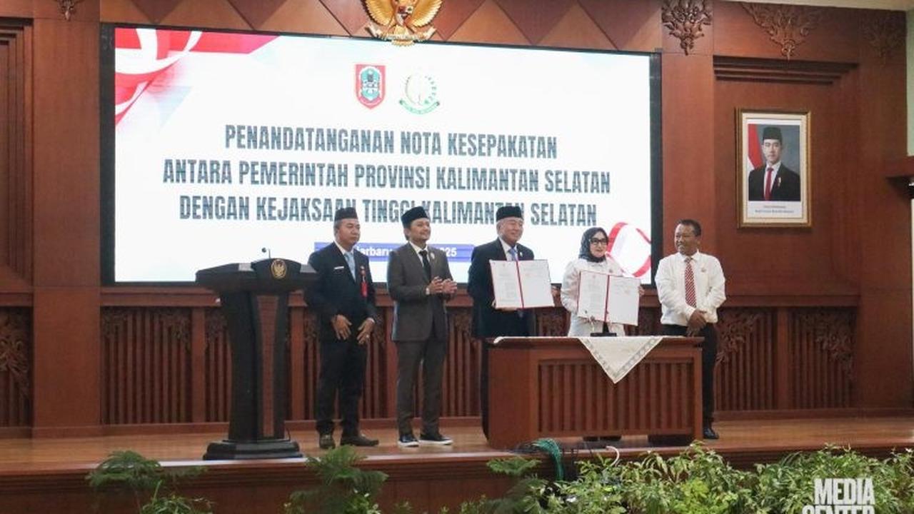Pemprov Kalsel Teken Nota Kesepakatan dengan Kejati Kalsel