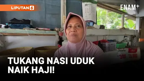 VIDEO: Puluhan Tahun Menabung, Tukang Nasi Uduk Akhirnya Bisa Berangkat Haji!