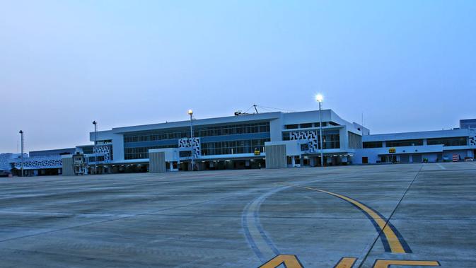 Pembangunan terminal baru bandara Ahmad Yani berhasil selesai dalam 12 bulan dan beroperasi penuh lebih cepat dari target. (Foto Waskita Karya)